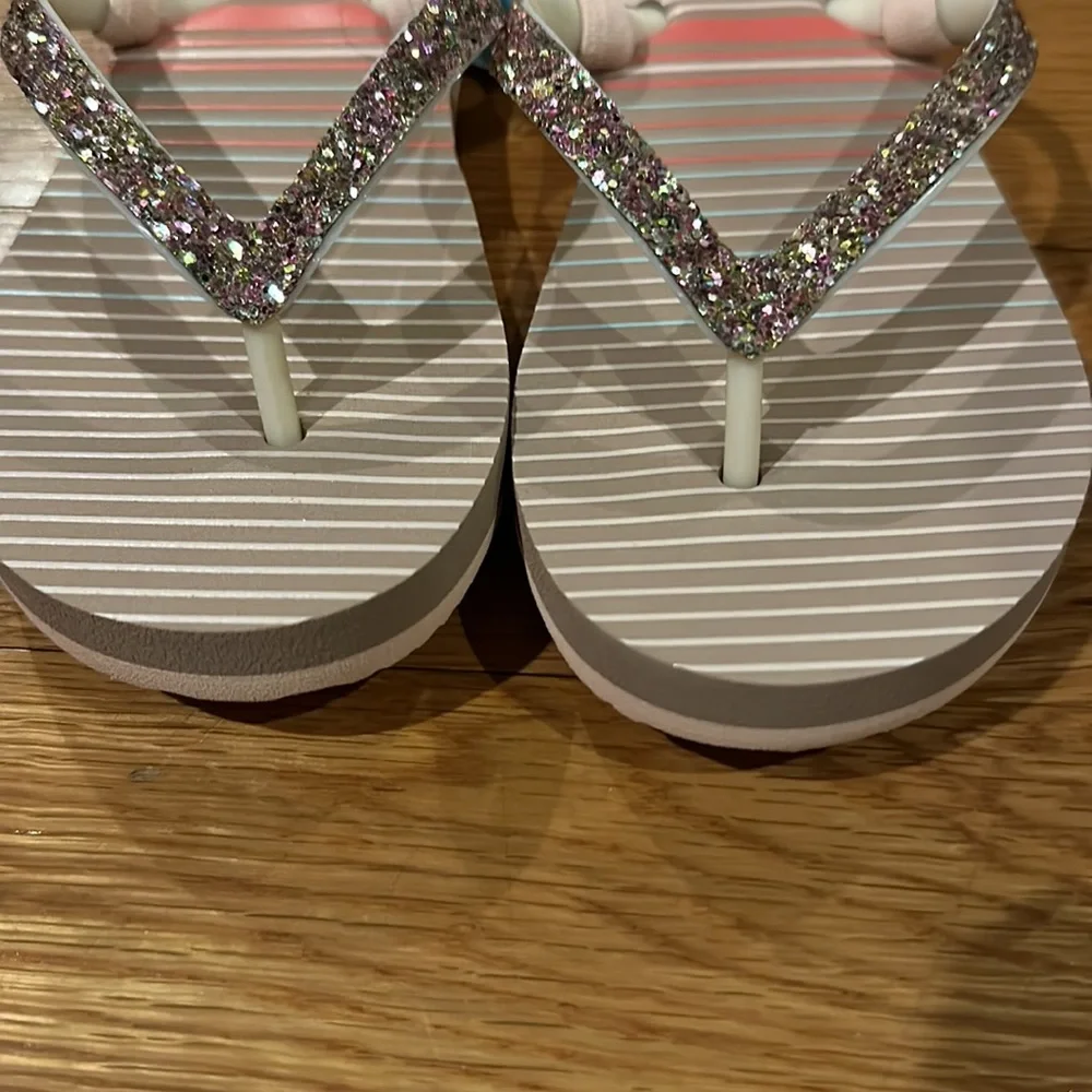 Reef Girls' Stargazer Prints Flip Flops, Size 11/12